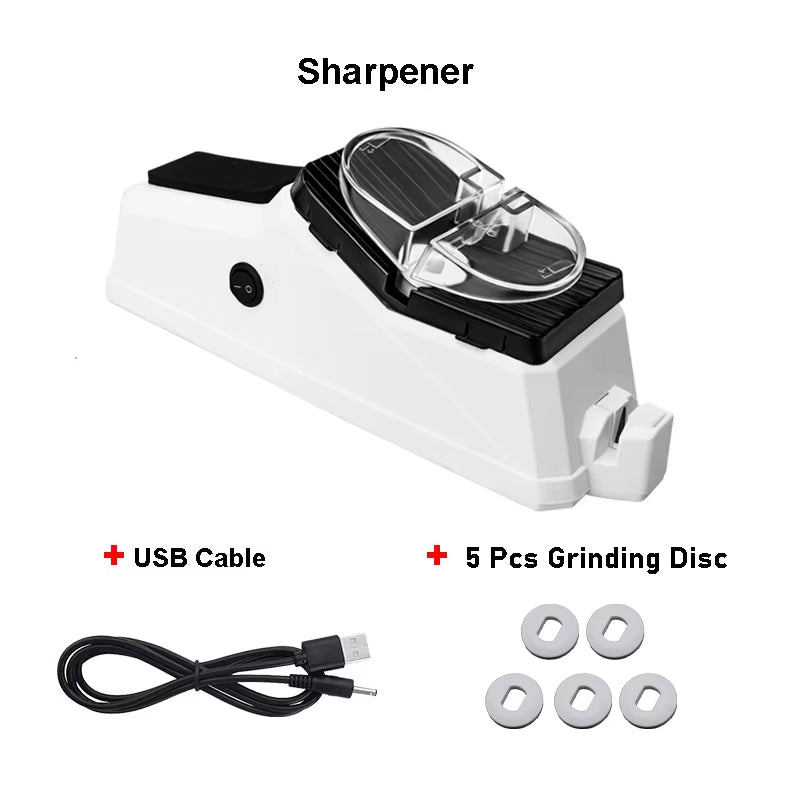 Electric Knife &amp; Scissor Sharpener – Fast, Safe, and Effortless Precision Sharpening at Home