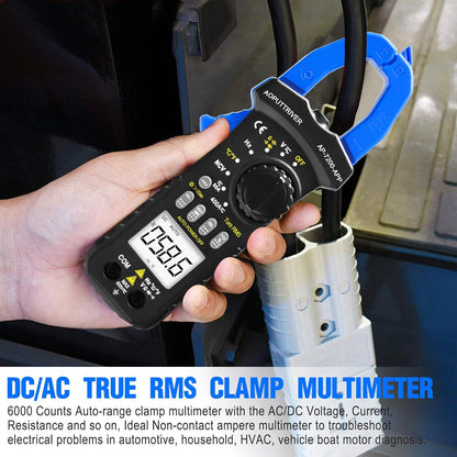 🔧 AP-7200APP Bluetooth Digital Clamp Meter – Auto-Ranging 6000 Counts Multimeter for AC/DC Current, Voltage, Resistance, Capacitance &amp; Continuity Testing