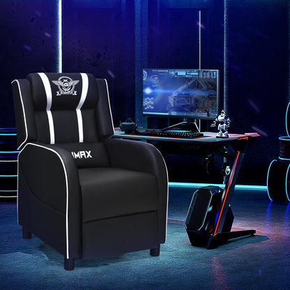 Massage Gaming Recliner Chair with Side Pockets – Ergonomic Comfort for Gamers &amp; Relaxation