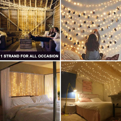 800 LED 272FT Warm White Christmas String Lights – 8 Lighting Modes with Timer, Waterproof Fairy Lights for Indoor &amp; Outdoor Holiday Decorations