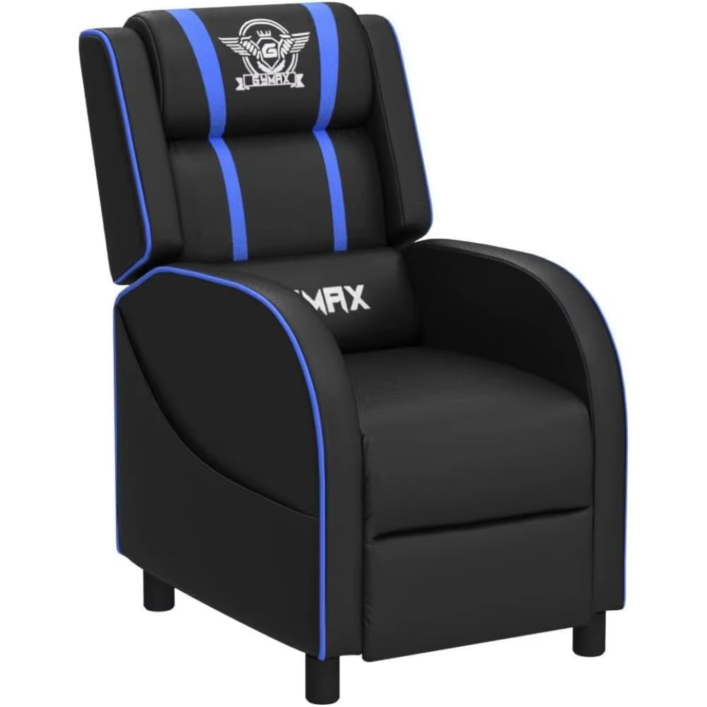 🎮 Gaming Recliner Massage Chair with Adjustable Footrest, Remote Control &amp; Side Pocket – Ergonomic Racing-Style Lounge Chair for Ultimate Comfort