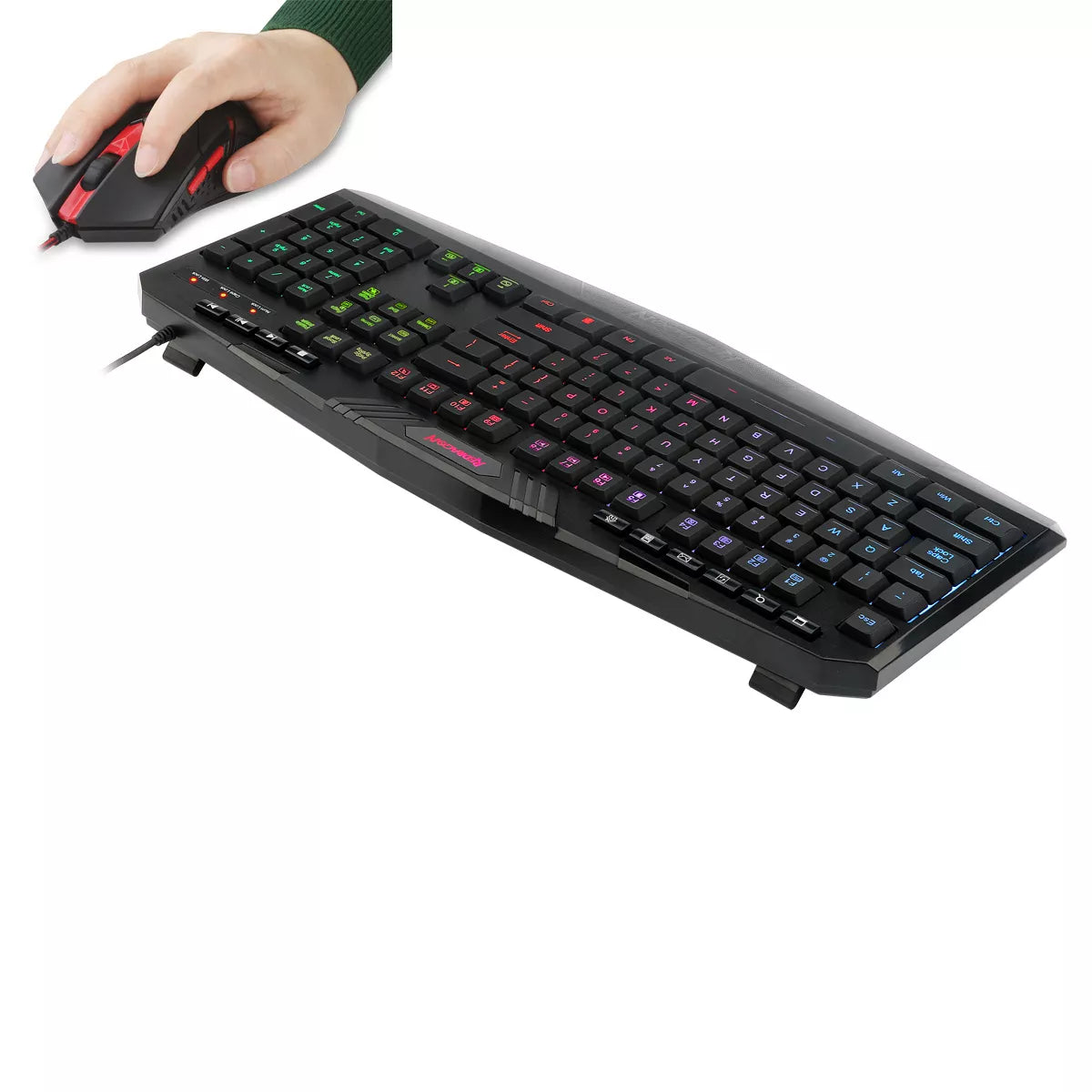 🎮 Redragon S101-3 Wired Gaming Keyboard &amp; Mouse Combo – RGB Backlit Gaming Essentials Bundle