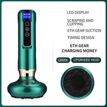 SculptEase™ Magnetic Cupping Massager – Rechargeable Body Scraping &amp; Cellulite Removal Therapy Tool
