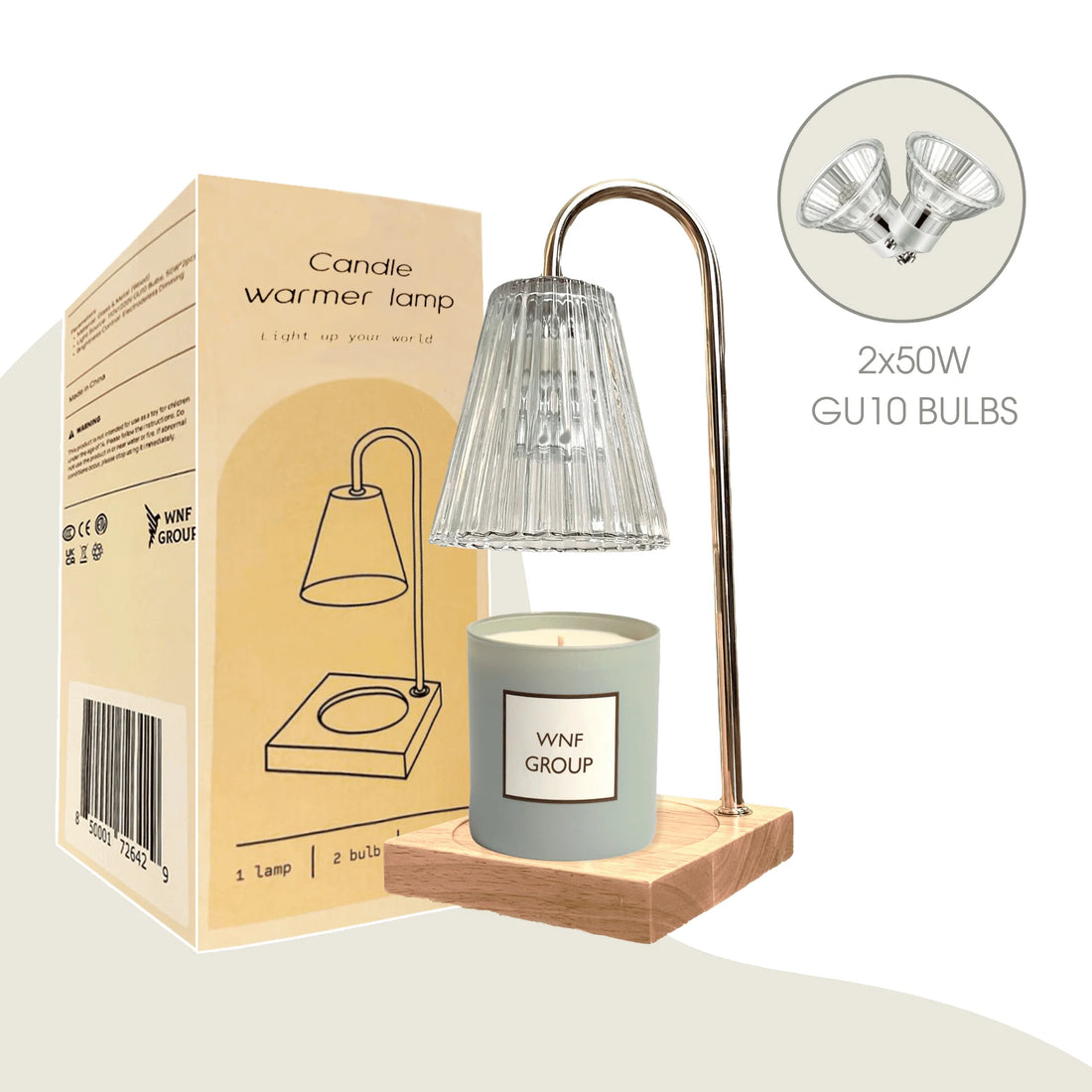 Electric Candle Warmer Lamp – Adjustable Wax Melter with Timer &amp; Dimmer for Jar Candles | Home Decor Wax Warmer Light