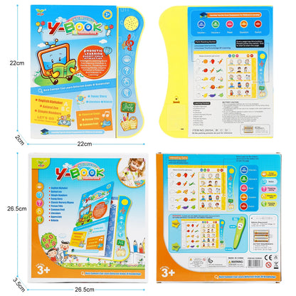Educational Electronic Learning Book for Kids – Interactive Read &amp; Write Toy for Ages 2–6, Early Learning &amp; Writing Skills