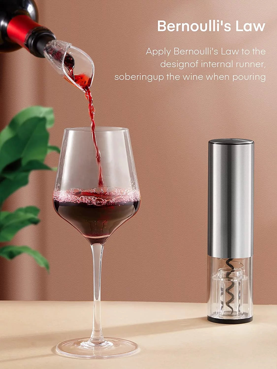 Cordless Electric Wine Opener Set – Effortless Wine Opening &amp; Preservation