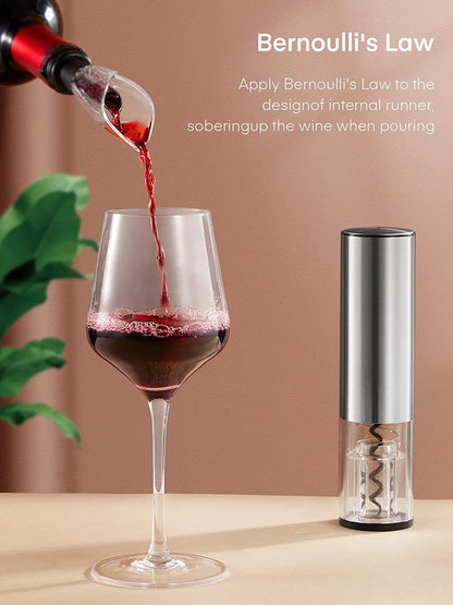 Cordless Electric Wine Opener Set – Effortless Wine Opening &amp; Preservation