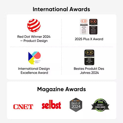 X5 Wireless 8-Inch Robot Lawn Mower | 0.5 Acre / 21,500 Sq. Ft. | All-Wheel Drive, AI Obstacle Avoidance &amp; RTK, App Control