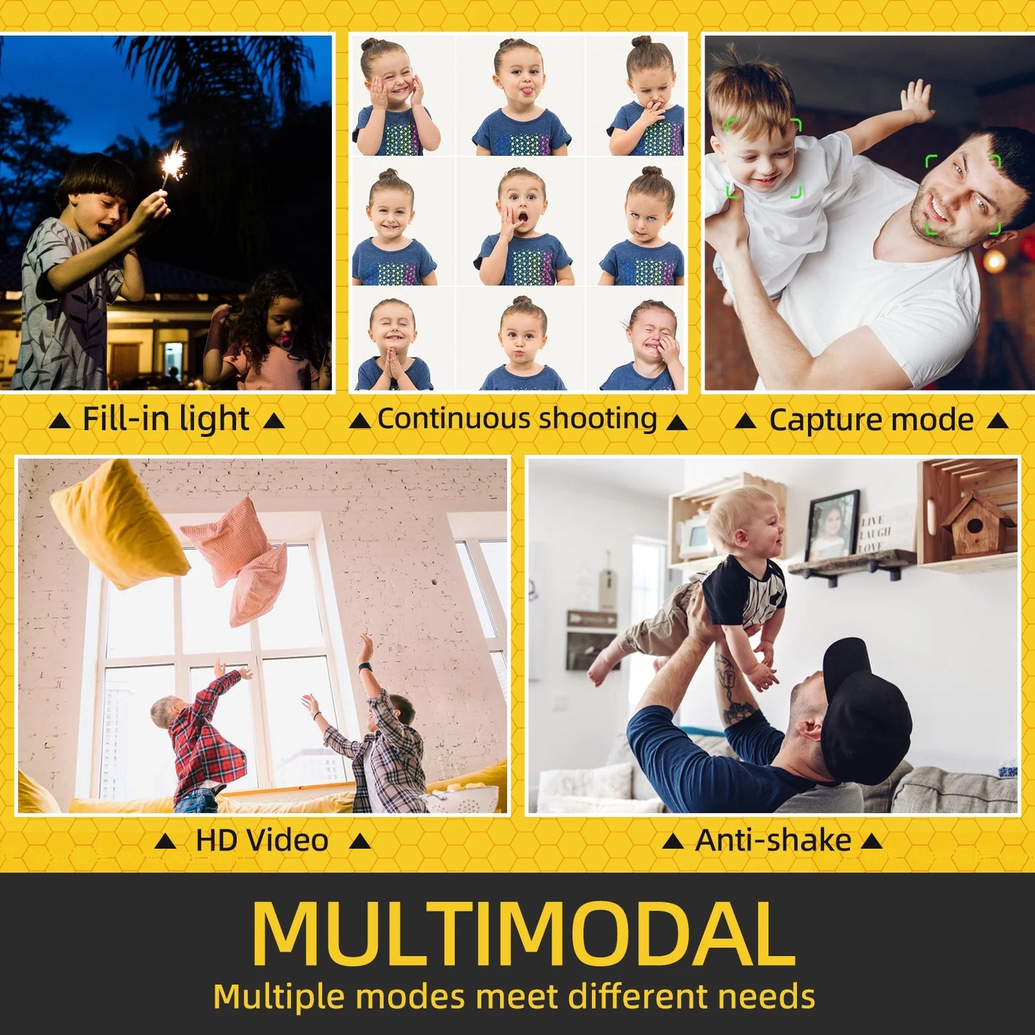 Kids Digital Camera – 48MP Mini Compact Camera with 8X Digital Zoom, 2.7&quot; FHD Screen, Pocket-Sized Fun