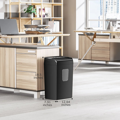 10-Sheet Cross-Cut Paper Shredder – Powerful Shredding with Large Waste Capacity