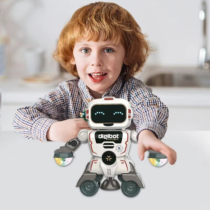 360° Spinning Robot Toy for Kids – Music, Dancing, Colorful Lights, Smart Interactive Electronic Toy for Toddlers &amp; Babies