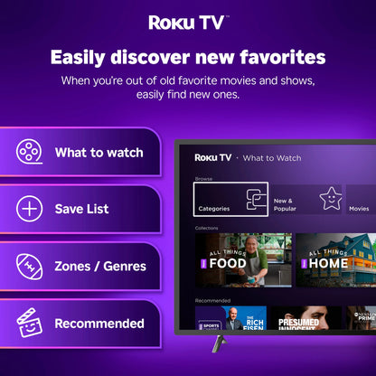 43” Class 4K UHD (2160P) LED Roku Smart TV with HDR – Model 100012584