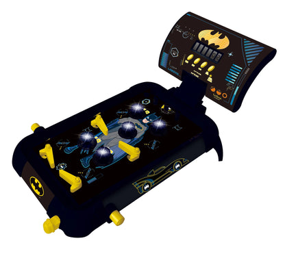 Batman Electronic Pinball Machine – JG610BAT with Lights, Sound Effects &amp; Digital Score Display