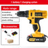 Electric Hand Drill & Hammer Drill — Rechargeable Lithium Battery Powered Handgun Drill