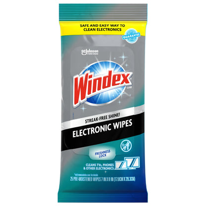 Ele Countronics Pre-Moistened Electronics Wipes – 25 Count, Streak-Free Shine for Screens &amp; Devices