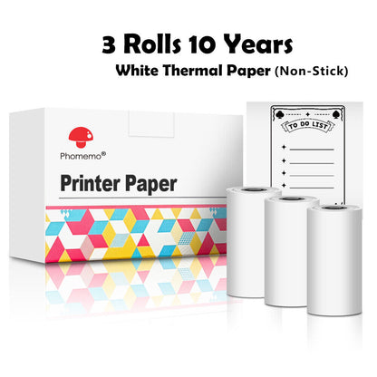 Phomemo T02 Mini Thermal Printer – Portable Pocket Bluetooth Printer for Photos, Labels &amp; Stickers