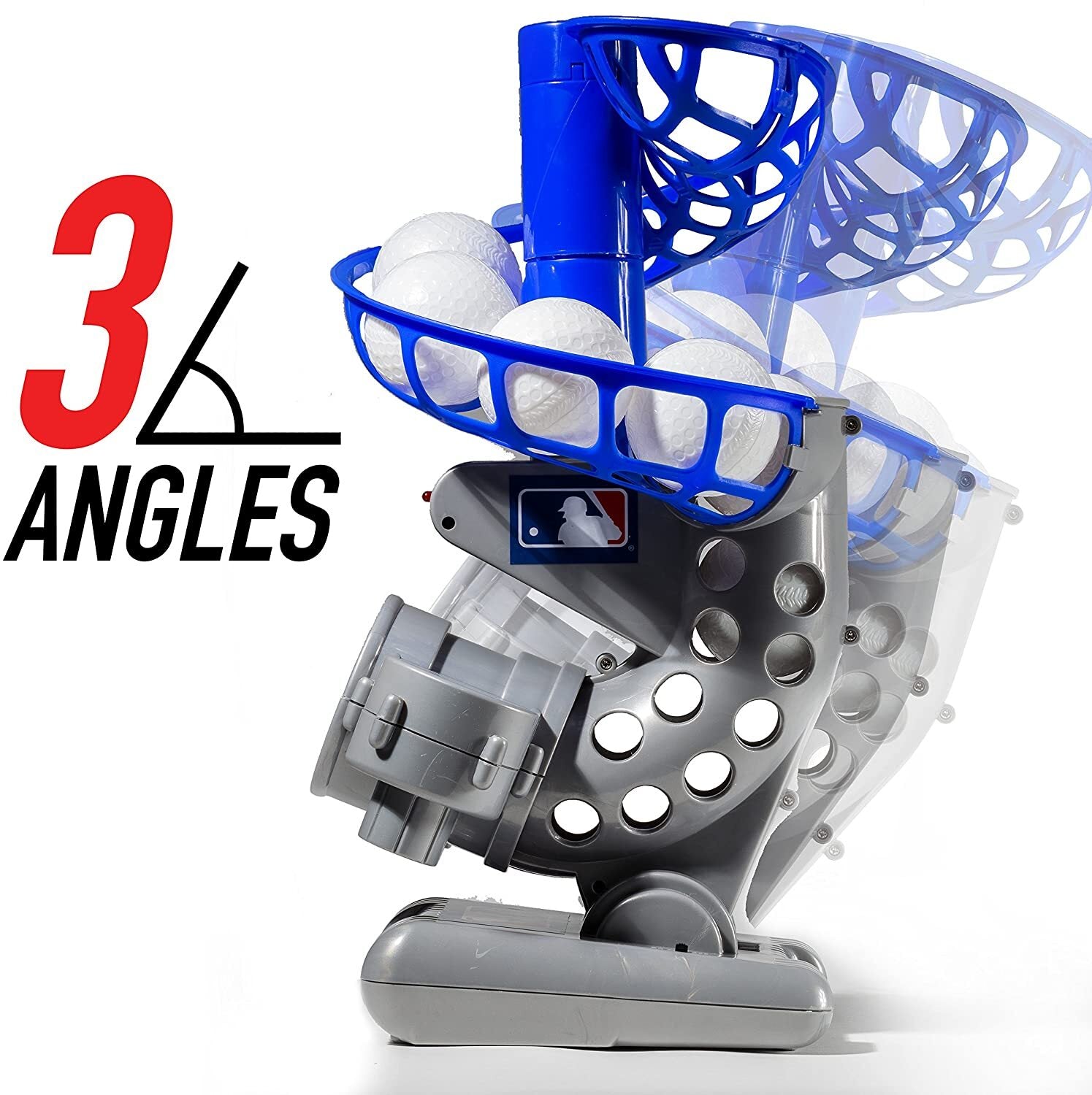 Franklin Sports MLB Electronic Baseball Pitching Machine – Adjustable Height for Kids &amp; Teens