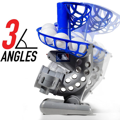 Franklin Sports MLB Electronic Baseball Pitching Machine – Adjustable Height for Kids &amp; Teens