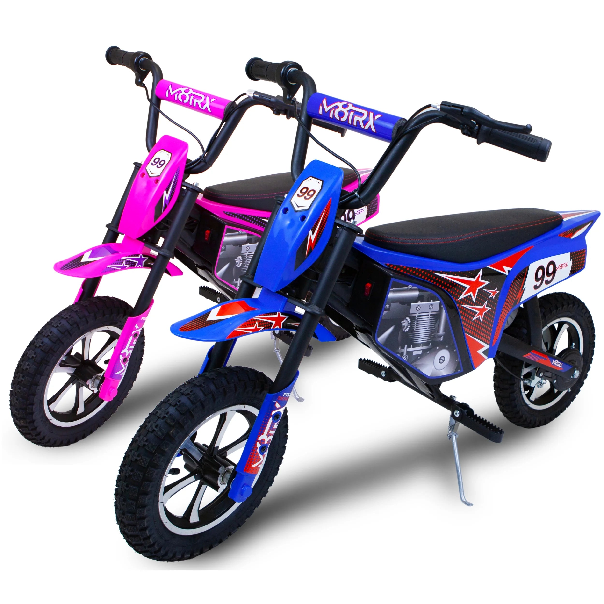 🏍️ M8TRX 24V Electric Dirt Bike for Kids &amp; Teens – Pink Ride-On Motorcycle with Dual Motors, LED Lights, Suspension &amp; Real Engine Sounds