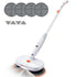VEVOR Cordless Electric Spin Mop – Battery-Powered Floor Cleaner with Water Tank, LED Headlight, Dual Mop Heads & Microfiber Pads for Hardwood, Tile, and Laminate