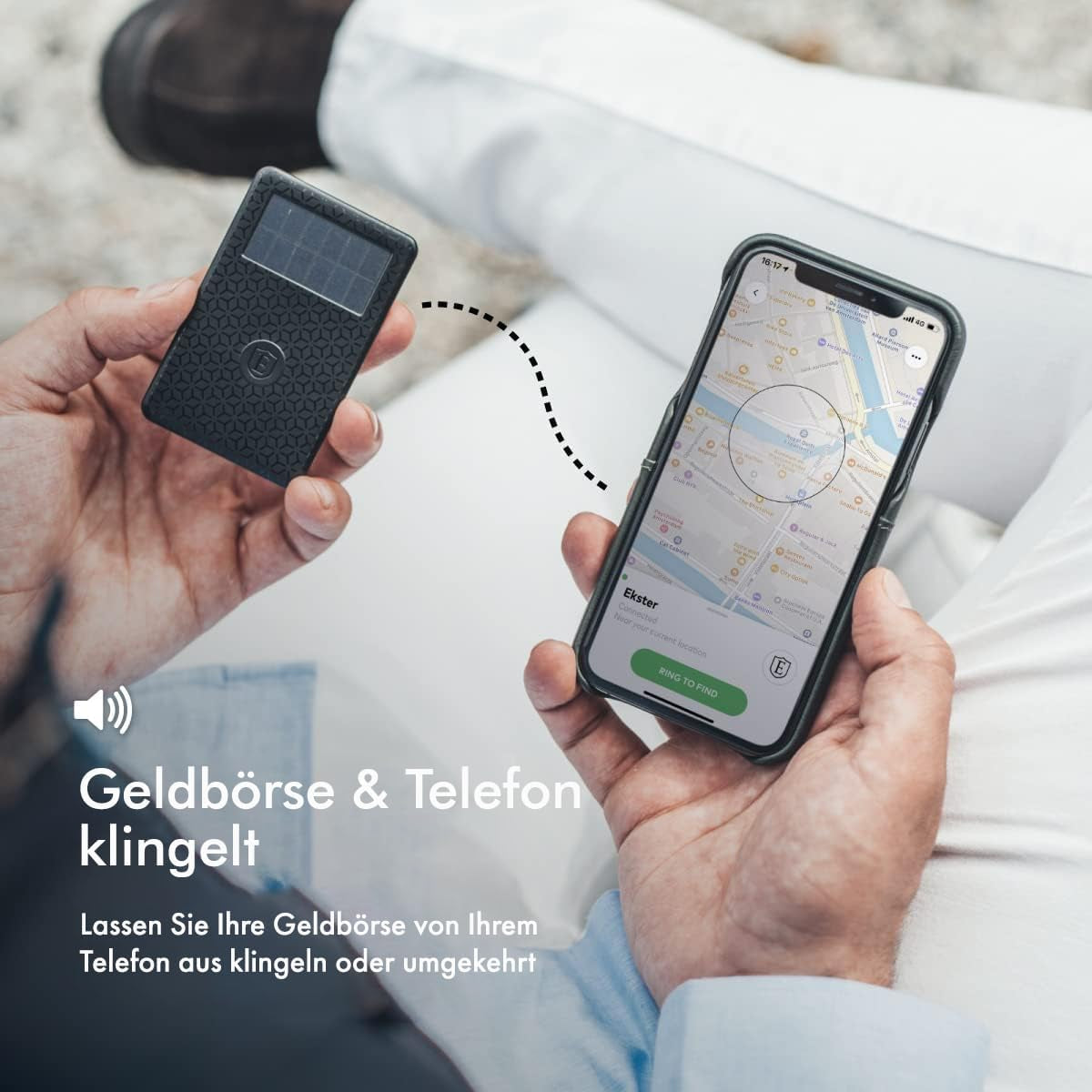 ☀️ Solar-Powered Wallet Tracker Card – Ultra-Slim Bluetooth GPS Tracker, Smart Anti-Loss Finder for Wallets, Luggage, Bags &amp; More