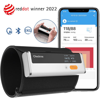 BP2 AI ECG/EKG – 2-in-1 Wireless Blood Pressure Monitor with 30-Second Fast Check