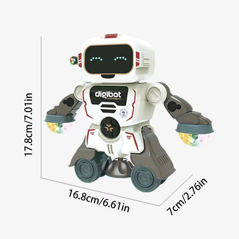 360° Spinning Robot Toy for Kids – Music, Dancing, Colorful Lights, Smart Interactive Electronic Toy for Toddlers &amp; Babies