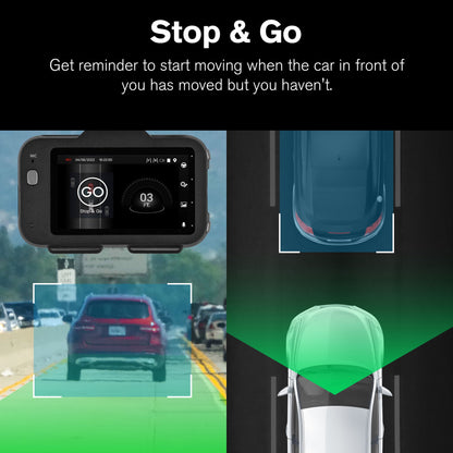 🚘 Roadcam AI PLUS – AI-Powered 4K Dash Cam with 1080P Rear Camera &amp; Full-Coverage Driver Assistance