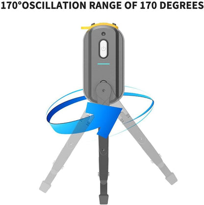 Rechargeable Motorcycle Helmet Wiper – Universal Waterproof Windshield Wiper for Full Face Helmets (800mAh Battery)