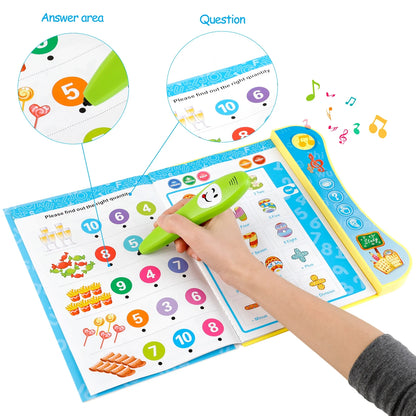 Educational Electronic Learning Book for Kids – Interactive Read &amp; Write Toy for Ages 2–6, Early Learning &amp; Writing Skills