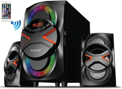 BT-326F 2.1 Bluetooth Speaker System | 60W RMS Powerful Wireless Audio