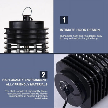 4000V Electric Mosquito Killer Zapper – LED Light Insect Trap Lamp for Flies, Bugs, and Pest Control Indoors &amp; Outdoors