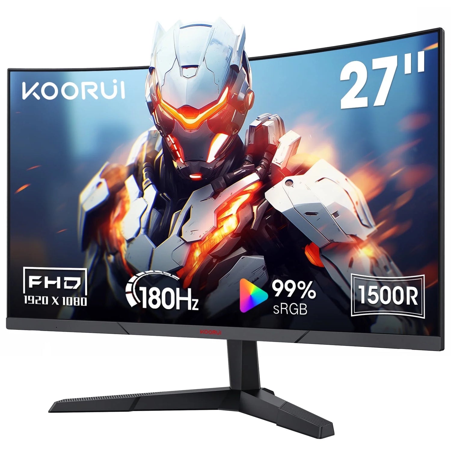 27&quot; Curved Gaming Monitor – 180Hz FHD Display, 100% sRGB, Adaptive-Sync, Model 27E6CA