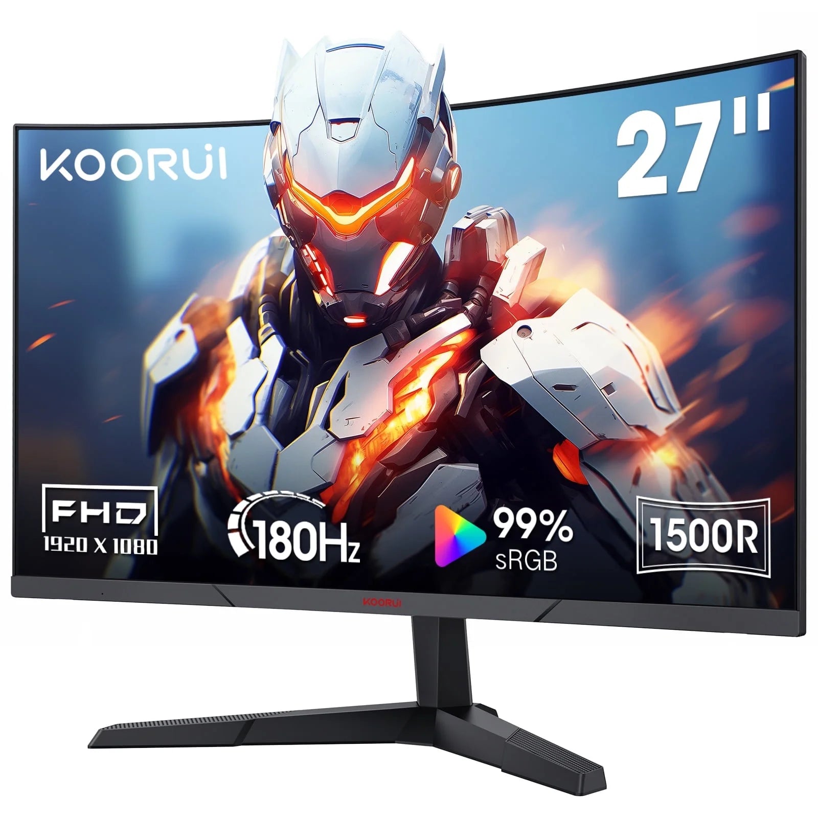 27&quot; Curved Gaming Monitor – 180Hz FHD Display, 100% sRGB, Adaptive-Sync, Model 27E6CA