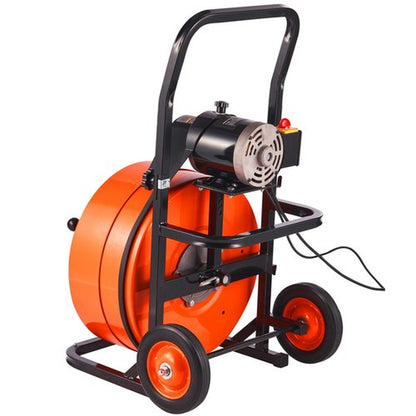 Uimoso Electric Drain Cleaner Machine – Powerful 100 FT Auto Feed Drain Auger
