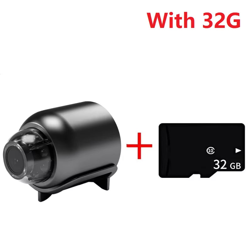 StealthGuard X5 Mini: Smart WiFi Camera with Sound Detection &amp; App Control