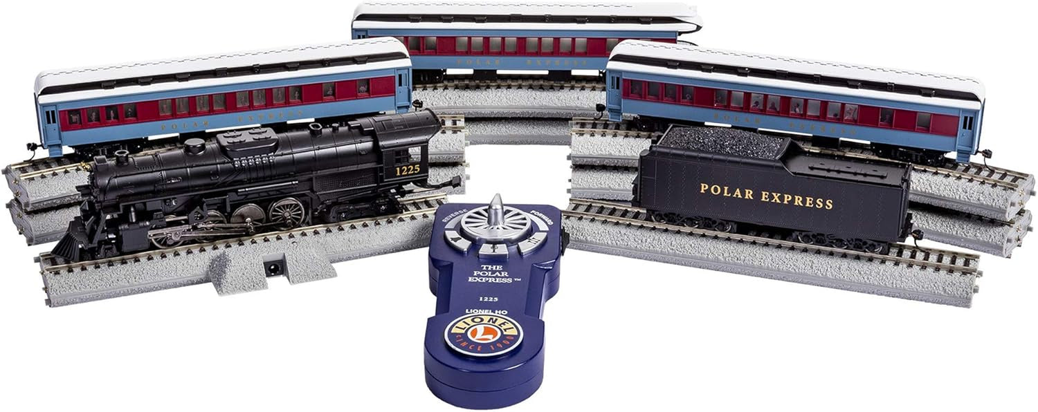 🚂 Polar Express Lionchief 2-8-4 HO Gauge Model Train Set – Bluetooth Remote Control Included