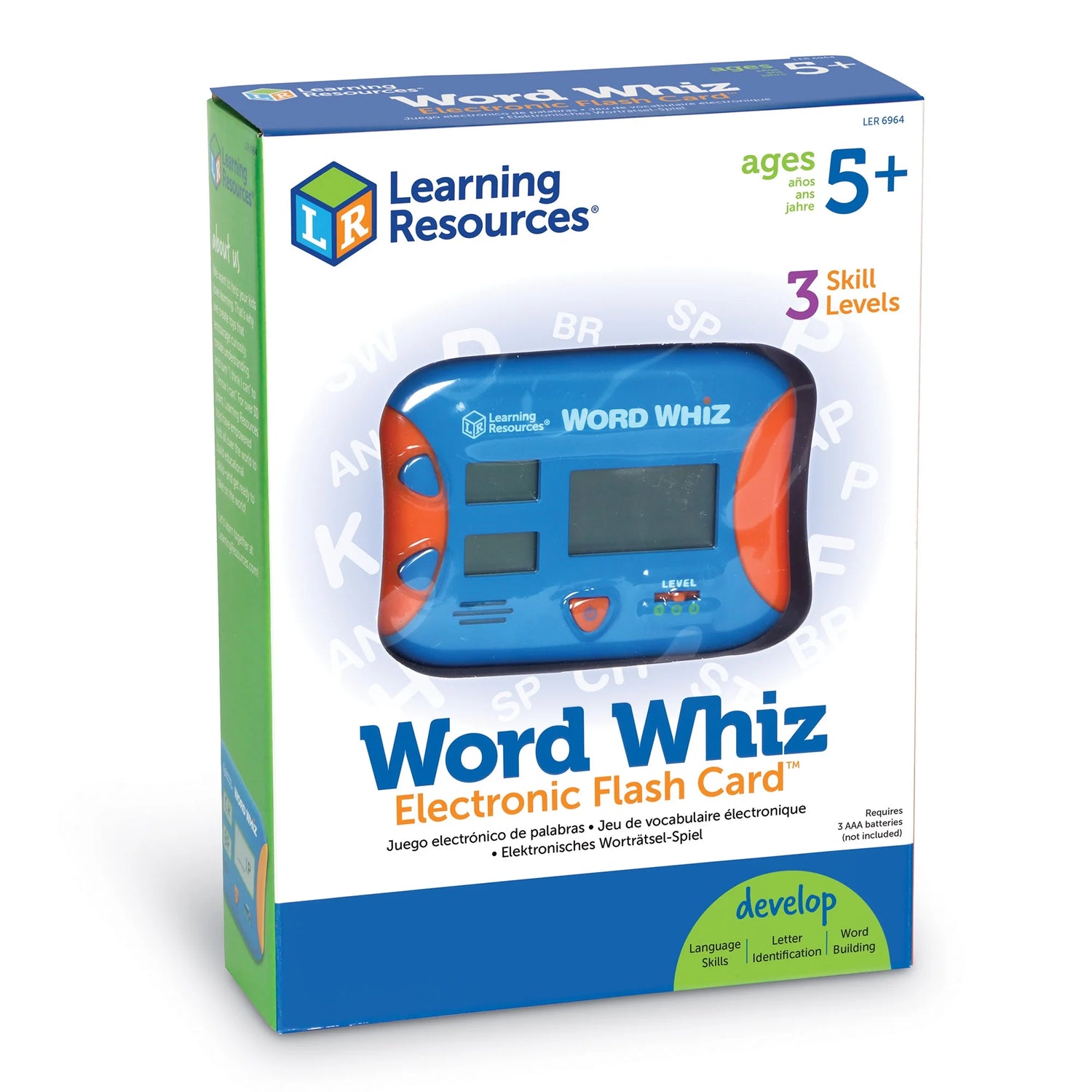 Word Whiz Electronic Flash Card Reading Game – Educational Learning Toy for Kids Ages 5+