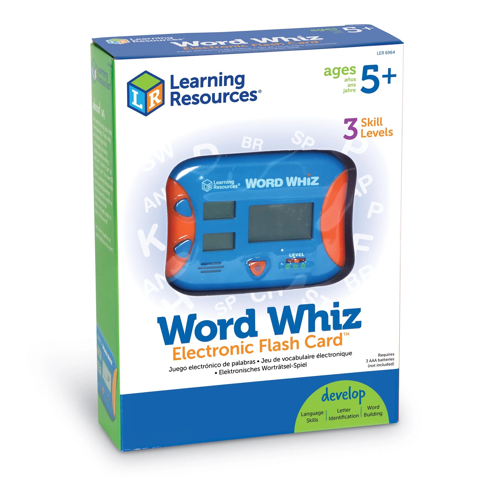 Word Whiz Electronic Flash Card Reading Game – Educational Learning Toy for Kids Ages 5+