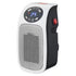 7.87" Electric Outlet Ceramic Plug-In Space Heater – 400W, LCD Digital Display, 24-Hour Timer, Compact & Energy Efficient