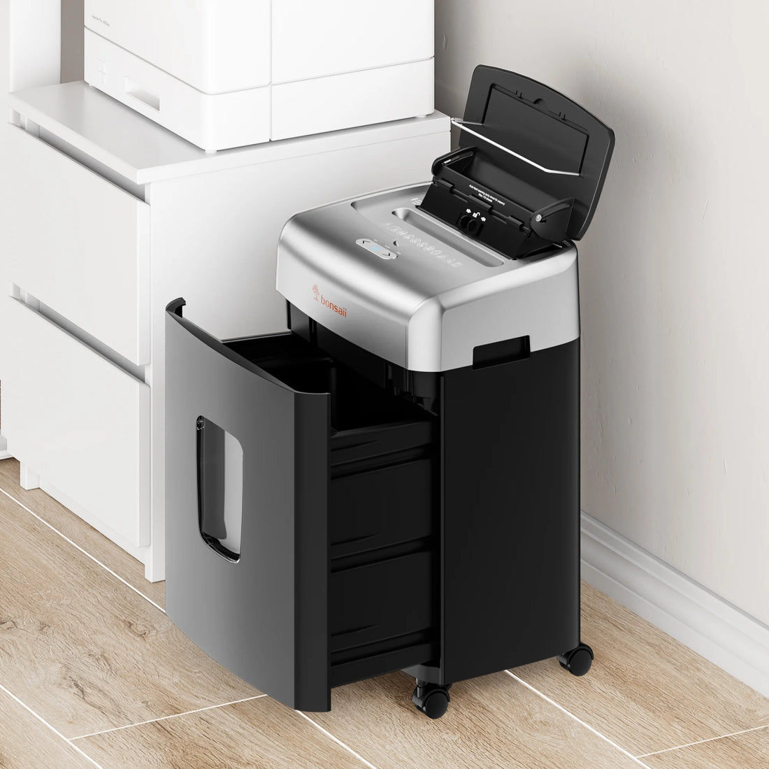110-Sheet Auto-Feed Micro-Cut Paper Shredder – Heavy Duty Shredding for Maximum Security