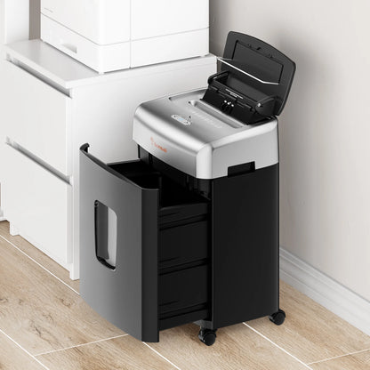 110-Sheet Auto-Feed Micro-Cut Paper Shredder – Heavy Duty Shredding for Maximum Security