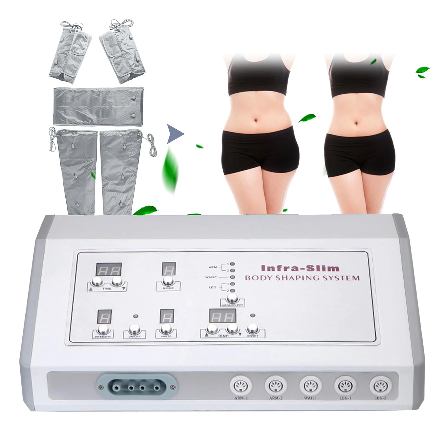 Far-Infrared Ray Heating Air Pressure Slimming Suit Pressotherapy Body Contouring Weight Loss SPA Machine