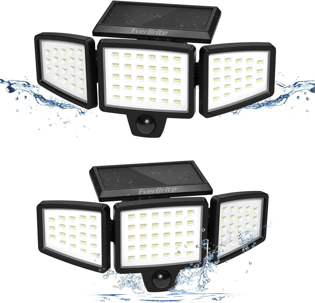 Waterproof Bionic Security Lights with 2 Modes &amp; Adjustable Heads (2 Pack)