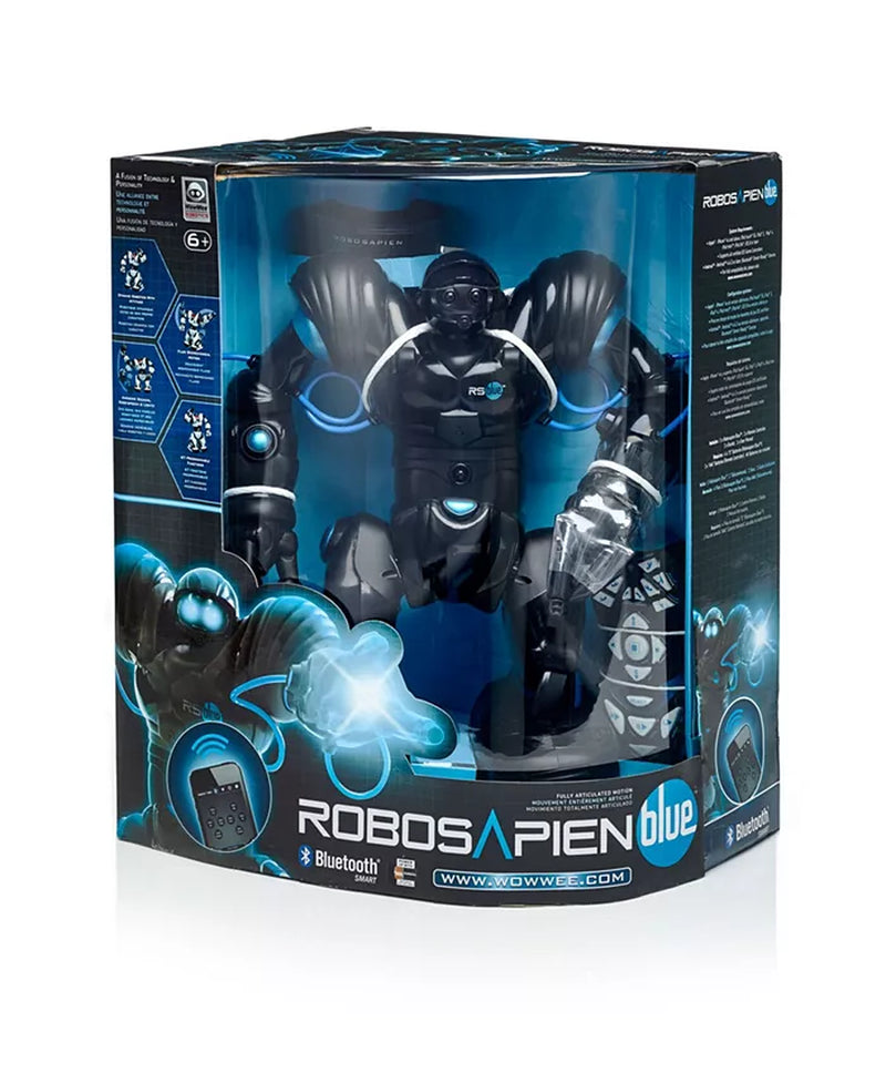🤖 Robosapien Blue Bluetooth Robot – 14&quot; Interactive Remote Control Robot (Created for Macy’s)