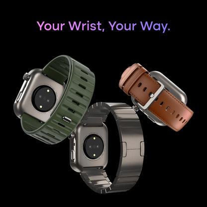 ColorFit Pro 6 Max Smartwatch – Signature Brown | 1.96&quot; AMOLED, AI, GPS, 5ATM, 7-Day Battery