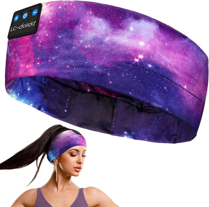 Bluetooth Sleep Headphones Headband | Wireless HD Stereo Speakers | Ultra-Thin Design for Side Sleepers | Ideal for Sleep, Yoga, Travel &amp; Sports