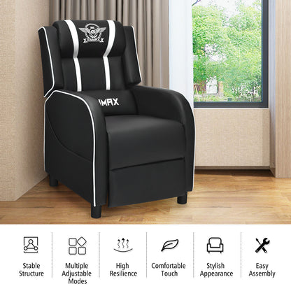 Massage Gaming Recliner Chair with Side Pockets – Ergonomic Comfort for Gamers &amp; Relaxation