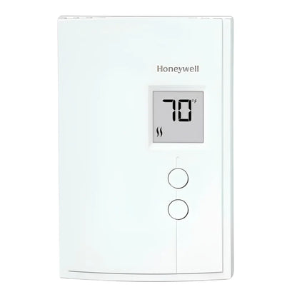 Digital Non-Programmable Line Volt Thermostat for Electric Heat – White