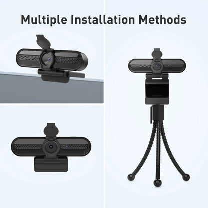 2K/1080P USB Webcam with Dual Microphones – Autofocus Streaming &amp; Conference Camera for PC/Laptop